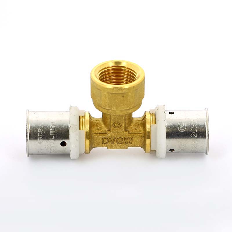 Тройник пресс-В UNI-FITT 20х1/2"х20
