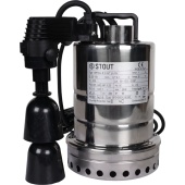 STOUT SPD-0003-200250 Насос дренажный, с вертикальным поплавком, кабель 10 м, 230V, Q=150 л/мин, H=7,2