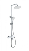 Душевая система с термостатом WONZON & WOGHAND STAY 4, Хром (WW-A3007-T1-CR)