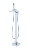 Смеситель для ванны напольного монтажа WONZON & WOGHAND FIT, Хром (WW-88649009-CR)