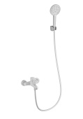 Смеситель для ванны с душем WONZON & WOGHAND ALFA, Белый матовый (WW-AE3204-MW)