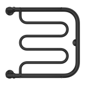 Водяной полотенцесушитель «Фокстрот» ЧЕРНЫЙ