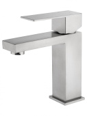 Смеситель для раковины WONZON & WOGHAND, Брашированный никель (WW-A40982-BS)