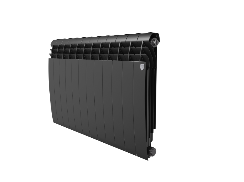 Радиатор алюминиевый Royal Thermo Biliner Alum 500 Noir Sable - 12 секц.