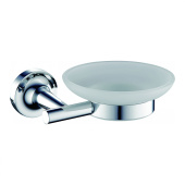 Мыльница с держателем WONZON & WOGHAND SIMPLE, Хром (WW-6522)