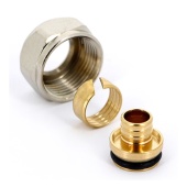 Соединитель обжим-В Uni-Fitt 16 (2.2) х 3/4" EK, для полиэтиленовых труб