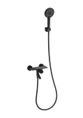 Смеситель для ванны с душем WONZON & WOGHAND CLICK, Черный матовый (WW-FE05L221-MB)