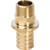 STOUT Переходник с наружной резьбой 32xR 3/4" для труб из сшитого полиэтилена аксиальный