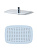 Верхний душ WONZON & WOGHAND, Хром (WW-88DP03-CR)