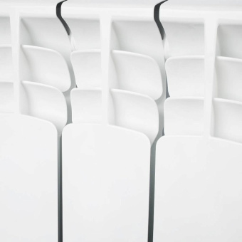 STOUT Space 500 6 секций радиатор биметаллический боковое подключение RAL9016