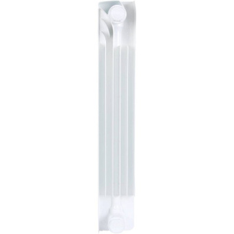 STOUT Space 500 10 секций радиатор биметаллический нижнее правое подключение RAL9016