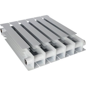 VEGA 500 6 секций радиатор биметаллический боковое подключение (белый RAL 9016)