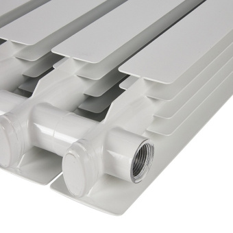 ALPHA 500 8 секций радиатор алюминиевый боковое подключение (белый RAL 9016)