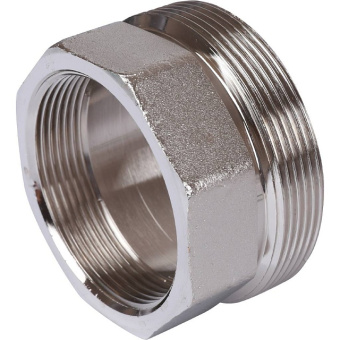 STOUT Разъемное соединение "американка" ВН, никелированное, уплотнение под гайкой по плоскости, 2”