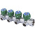 STOUT SMB-6849-341204 STOUT Коллектор регулирующий 3/4", 4 отвода 1/2" плоское уплотнение