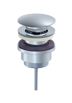 Донный клапан для раковины WONZON & WOGHAND, Хром (WW-88SS07-CR)