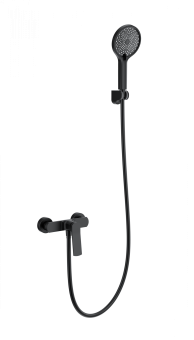 Смеситель для душа WONZON & WOGHAND, Черный матовый (WW-B2585-MB)