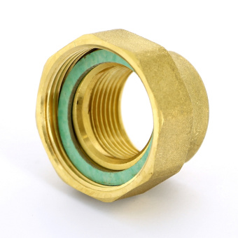 Соединение с накидной гайкой ВВ Uni-Fitt 1"х1 1/2" с плоской прокладкой