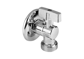 Кран шаровой угловой для подключения сантехнических приборов