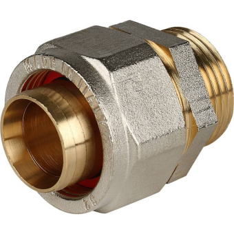 STOUT Переходник с наружной резьбой 1"х32 для металлопластиковых труб винтовой