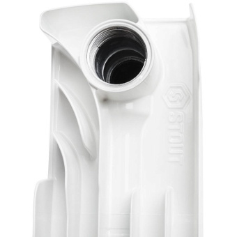 STOUT Space 350 10 секций радиатор биметаллический боковое подключение RAL9016