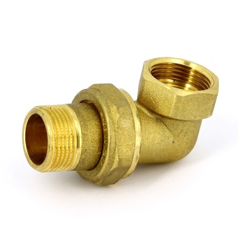 Разъемное соединение НВ с плоской прокладкой UNI-FITT 1" угловое