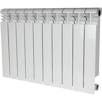 VEGA 500 10 секций радиатор биметаллический боковое подключение (белый RAL 9016)