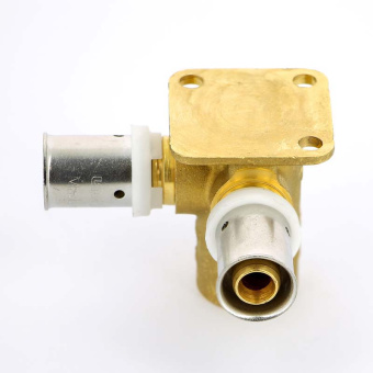 Водорозетка пресс-В проходная UNI-FITT 16х1/2"x16