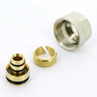 Соединитель обжим-В Uni-Fitt 16(2.0)х3/4" EK, для коллекторов серии 40X и 42X