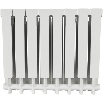 ALPHA 500 8 секций радиатор алюминиевый боковое подключение (белый RAL 9016)