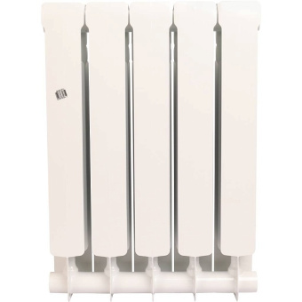 STOUT Space 500 5 секций радиатор биметаллический боковое подключение RAL9016