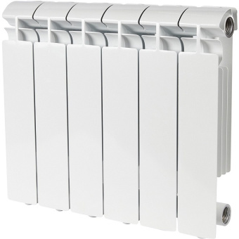 ALPHA 350 6 секций радиатор алюминиевый боковое подключение (белый RAL 9016)