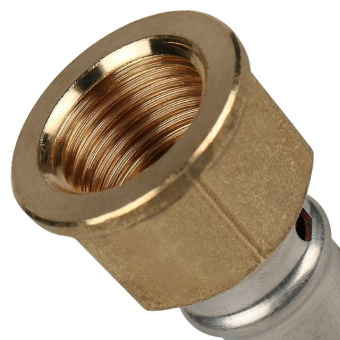 STOUT Переходник с внутренней резьбой 1/2"х16 для металлопластиковых труб прессовой