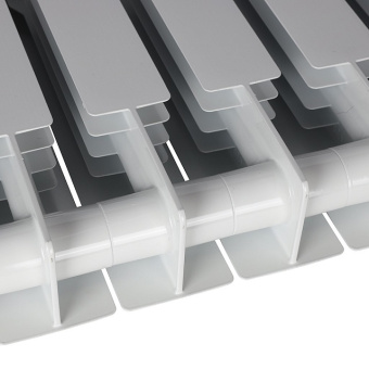 ALPHA 350 12 секций радиатор биметаллический боковое подключение (белый RAL 9016)