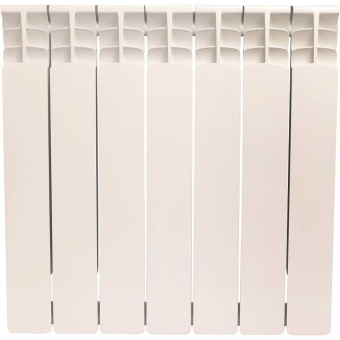 STOUT Space 500 7 секций радиатор биметаллический боковое подключение RAL9016