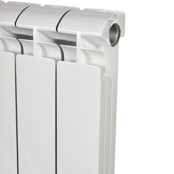 ALPHA 500 10 секций радиатор алюминиевый боковое подключение (белый RAL 9016)