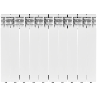 ROMMER Profi BM 500 (BI500-80-80-150) Profi BM 500 (BI500-80-80-150) 10 секции радиатор биметаллический (RAL9016)