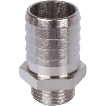 STOUT Штуцер НР никелированный 1/2"x25