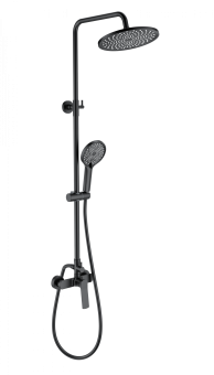 Душевая система WONZON & WOGHAND, Черный матовый (WW-B3200-MB)