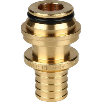 STOUT Переходник с накидной гайкой (евроконус) 16xG 3/4" для труб из сшитого полиэтилена аксиальный