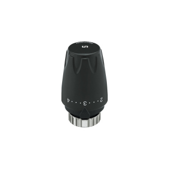 Термостатическая головка Uni-Fitt DX M30х1,5 чёрная