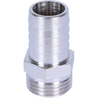 STOUT Штуцер НР никелированный 1/2"x18