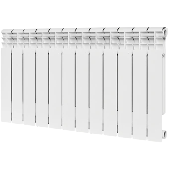 ROMMER Profi BM 500 (BI500-80-80-150) Profi BM 500 (BI500-80-80-150) 12 секции радиатор биметаллический (RAL9016)