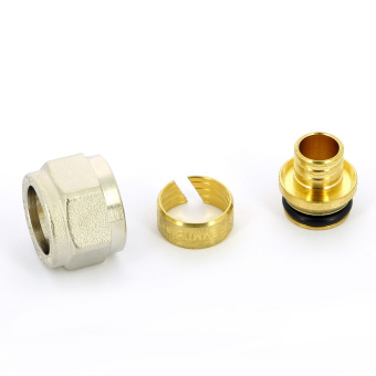 Соединитель обжим-В Uni-Fitt 16 (2.0) х 1/2" конусный, для полиэтиленовых труб