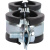 STOUT SAC-0020-Комплекты SAC-0020-200034 STOUT Двойной хомут для труб, комплект: хомут+шпилька шуруп +дюбель пластиковый 3/4"(25-29)