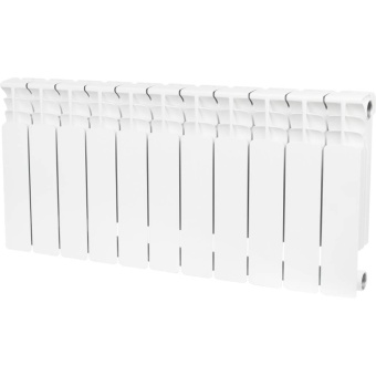 STOUT Space 500 11 секций радиатор биметаллический боковое подключение RAL9016