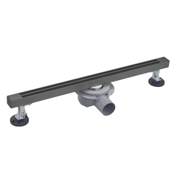 Душевой трап 90 см WONZON & WOGHAND, Темный графит (WW-65409T-GM)