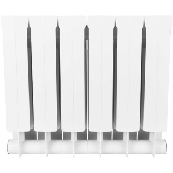 STOUT STYLE 350 6 секций радиатор биметаллический боковое подключение (белый RAL 9010)