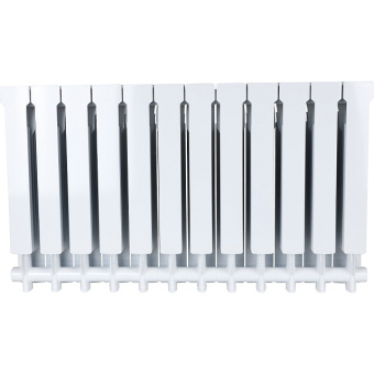VEGA 500 12 секций радиатор алюминиевый боковое подключение (белый RAL 9016)