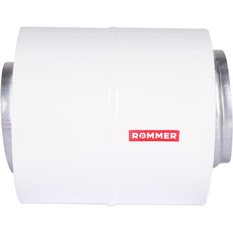 ROMMER RCA-6010-240100 Начальный участок вертикальный коакс. 60/100 (Bosch, Buderus, Navien S/C/E, Baxi ECO Nova/Classic, Baltur, Лемакс, Fondital ) в комплекте фланец